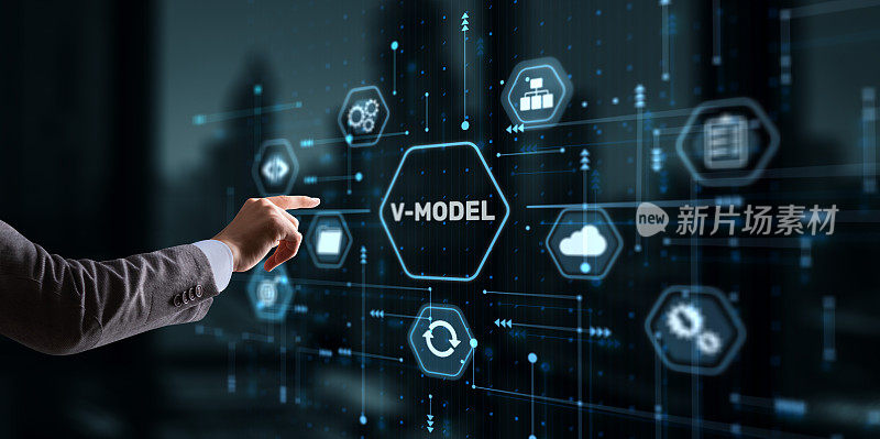 商人点击V-Model, VEE。信息系统开发模型
